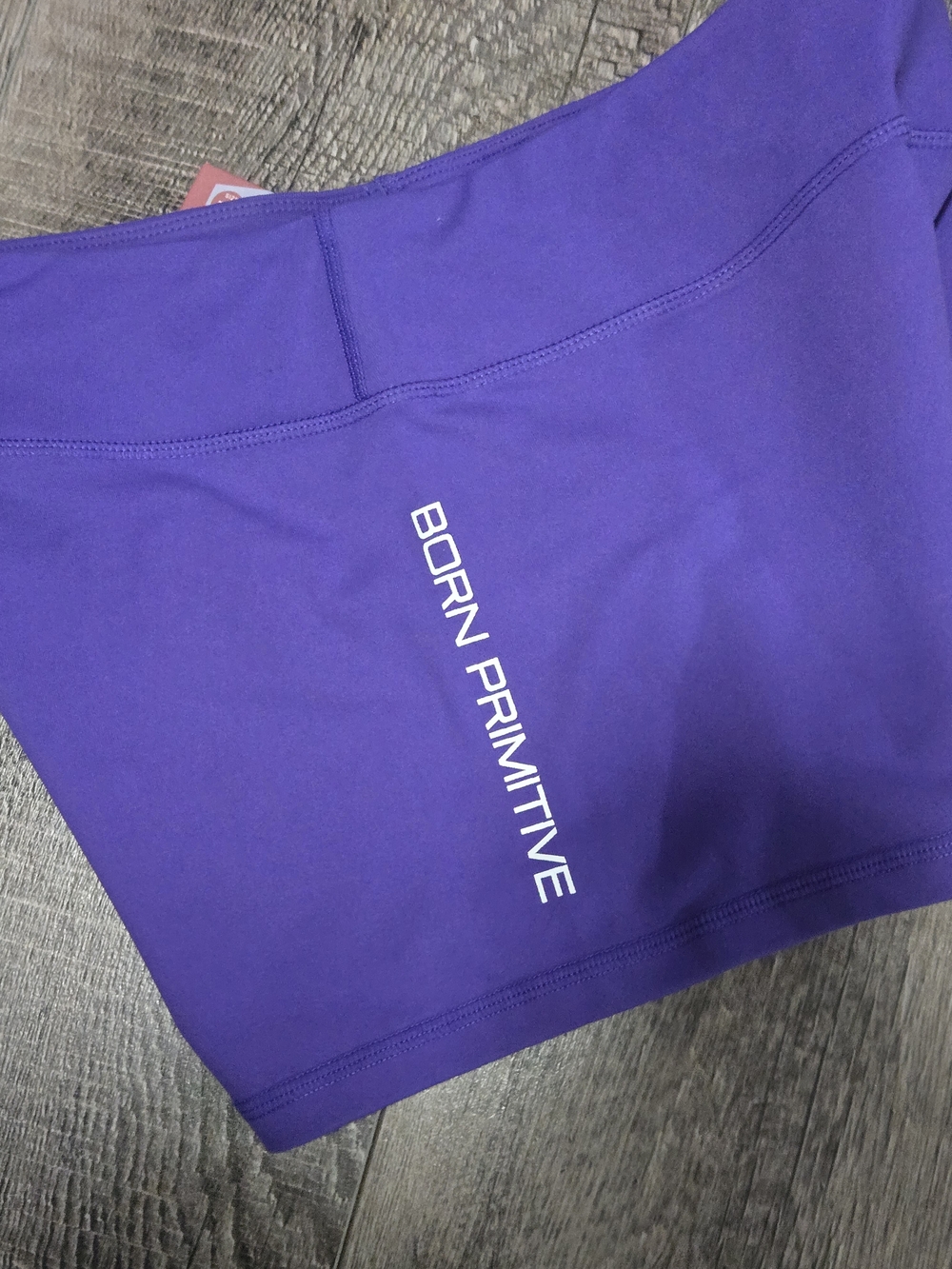 Born Primitive Women's Purple Bike Shorts
